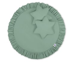 Prikaži podrobnosti za Viseči baldahin z gnezdecem in blazinami PASTEL GREEN Slika Viseči baldahin z gnezdecem in blazinami PASTEL GREEN