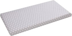 Prikaži podrobnosti za Rjuha 120x60, bombaž, siva z zvezdicami Slika Rjuha 120x60, bombaž, siva z zvezdicami