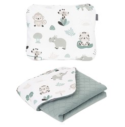 Prikaži podrobnosti za Odeja in vzglavnik Velvet SAFARI TRELIS/KHAKI Slika Odeja in vzglavnik Velvet SAFARI TRELIS/KHAKI