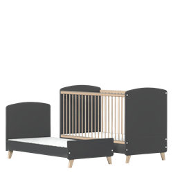 Prikaži podrobnosti za Colette Anthracite postelja 140x70 Slika Colette Anthracite postelja 140x70