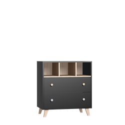 Prikaži podrobnosti za Colette Anthracite komoda Slika Colette Anthracite komoda