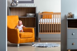 Prikaži podrobnosti za Colette Grey široka odprta komoda Slika Colette Grey široka odprta komoda