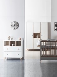 Prikaži podrobnosti za Colette White 3-delna omara Slika Colette White 3-delna omara