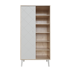 Prikaži podrobnosti za Peak Natural Oak&White 2-delna omara Slika Peak Natural Oak&White 2-delna omara