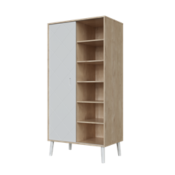 Prikaži podrobnosti za Peak Natural Oak&White 2-delna omara Slika Peak Natural Oak&White 2-delna omara