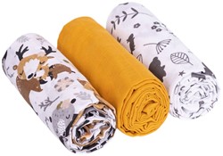 Prikaži podrobnosti za Tetra plenice muslin 3 kom MUSTARD Slika Tetra plenice muslin 3 kom MUSTARD