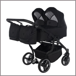 Slika za kategorijo Otroški vozički za dvojčke JUNAMA