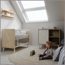 Slika za kategorijo Sobica PEAK NATURAL OAK & WHITE