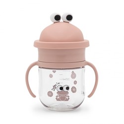 Prikaži podrobnosti za Lonček za učenje pitja 250 ml ROSE Slika Lonček za učenje pitja 250 ml ROSE