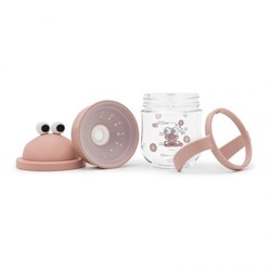 Prikaži podrobnosti za Lonček za učenje pitja 250 ml ROSE Slika Lonček za učenje pitja 250 ml ROSE