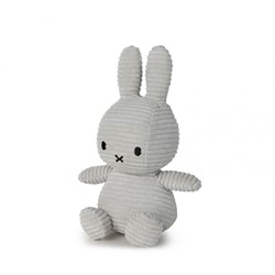 Prikaži podrobnosti za Miffy zajček mehka igrača Corduroy 23 cm - SOFT GREY Slika Miffy zajček mehka igrača Corduroy 23 cm - SOFT GREY