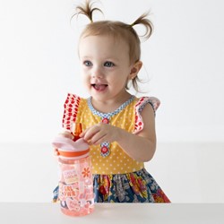 Prikaži podrobnosti za Steklenička s slamico Girl Power 470ml Slika Steklenička s slamico Girl Power 470ml