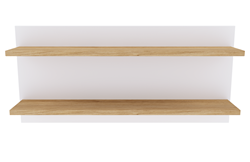 Prikaži podrobnosti za Lumina White stenska polica Slika Lumina White stenska polica