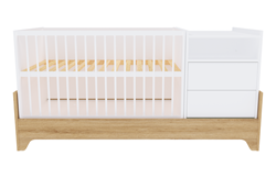 Prikaži podrobnosti za Lumina White večnamenska kombi postelja Slika Lumina White večnamenska kombi postelja