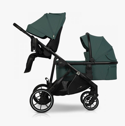 Prikaži podrobnosti za Easy Go Duo Flex SAGE GREEN - modularni voziček Slika Easy Go Duo Flex SAGE GREEN - modularni voziček