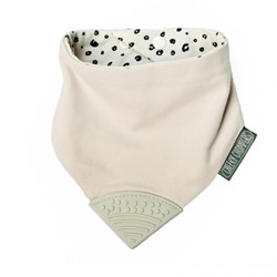 Prikaži podrobnosti za Neckerchew Premium dvostranski slinček z grizalom - Leopard Spots Slika Neckerchew Premium dvostranski slinček z grizalom - Leopard Spots