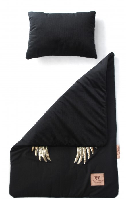 Slika Wings posteljnina BLACK
