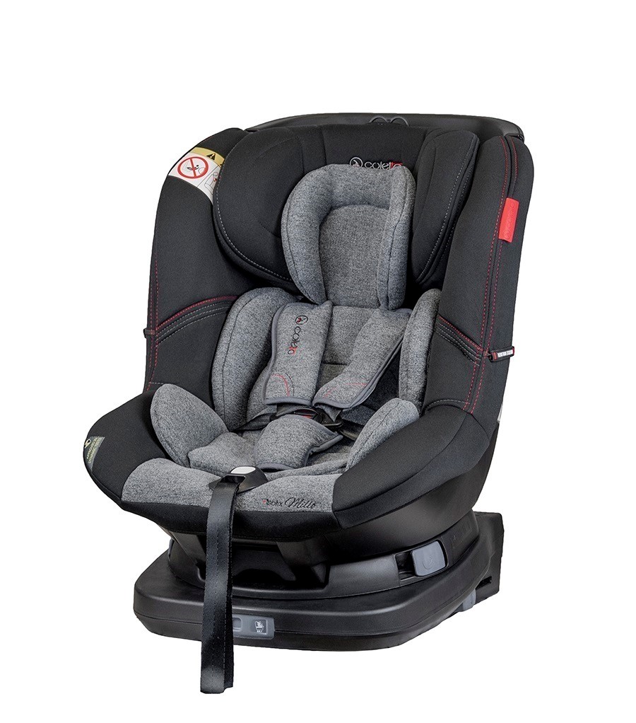 Slika Coletto Millo isofix 0-18 kg (skupina 0+/1) BLACK