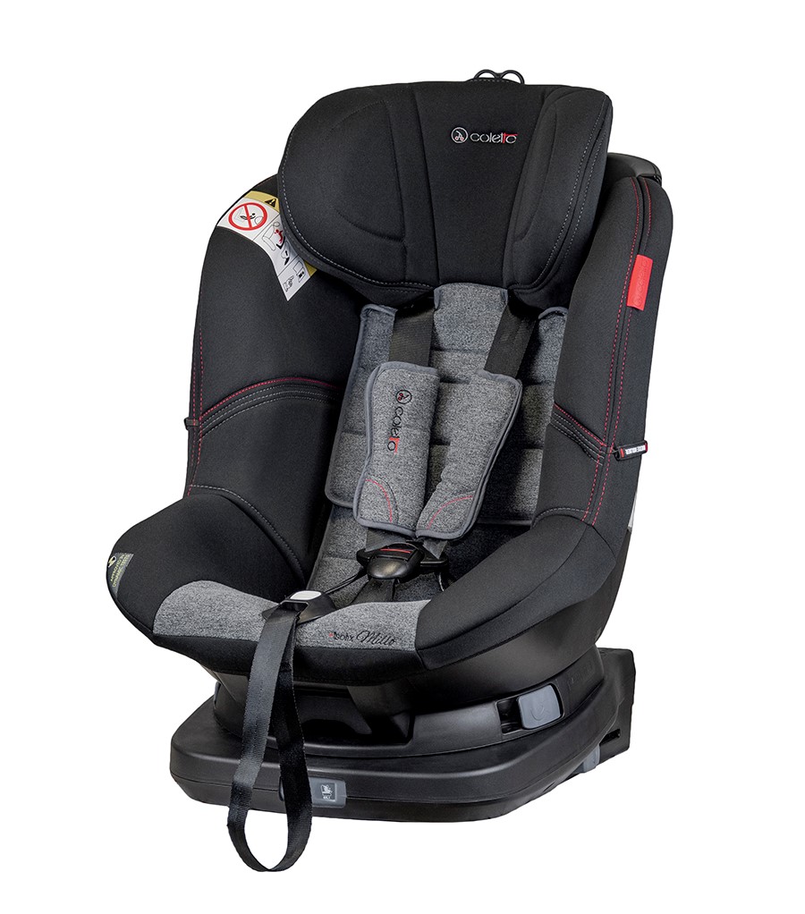 Slika Coletto Millo isofix 0-18 kg (skupina 0+/1) BLACK