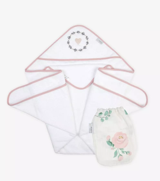 Slika Brisača s kapuco muslin ROSE