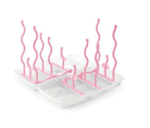 Slika Stojalo za sušenje stekleničk/posodic PINK