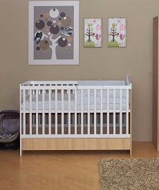 Slika Alda Classic postelja 140x70 cm + pomična stranica + zaščita proti grizenju robov