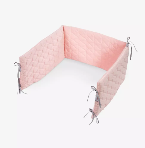 Slika Prešita obroba Velvet PINK
