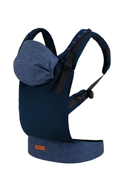 Slika Momi Collet ergonomska nosilka NAVY BLUE