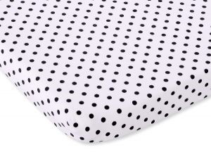 Slika Rjuha 120x60 iz bombaža WHITE&BLACK DOTS