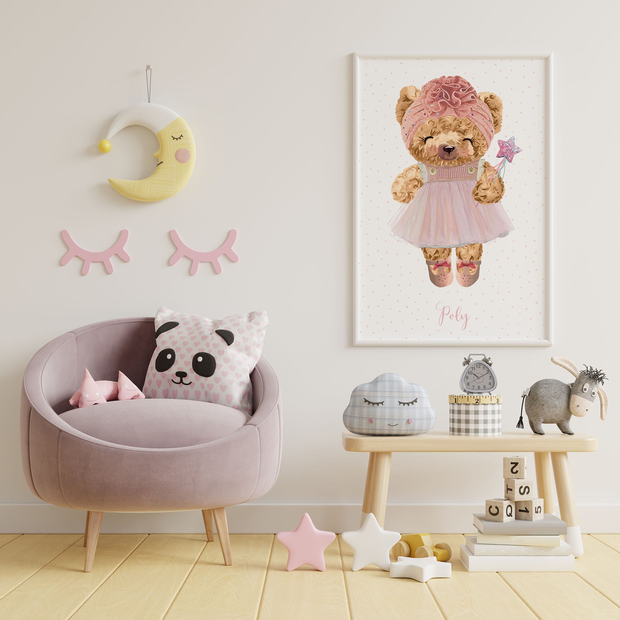 Slika Plakat 50x70 cm Fluffy Puffy POLY