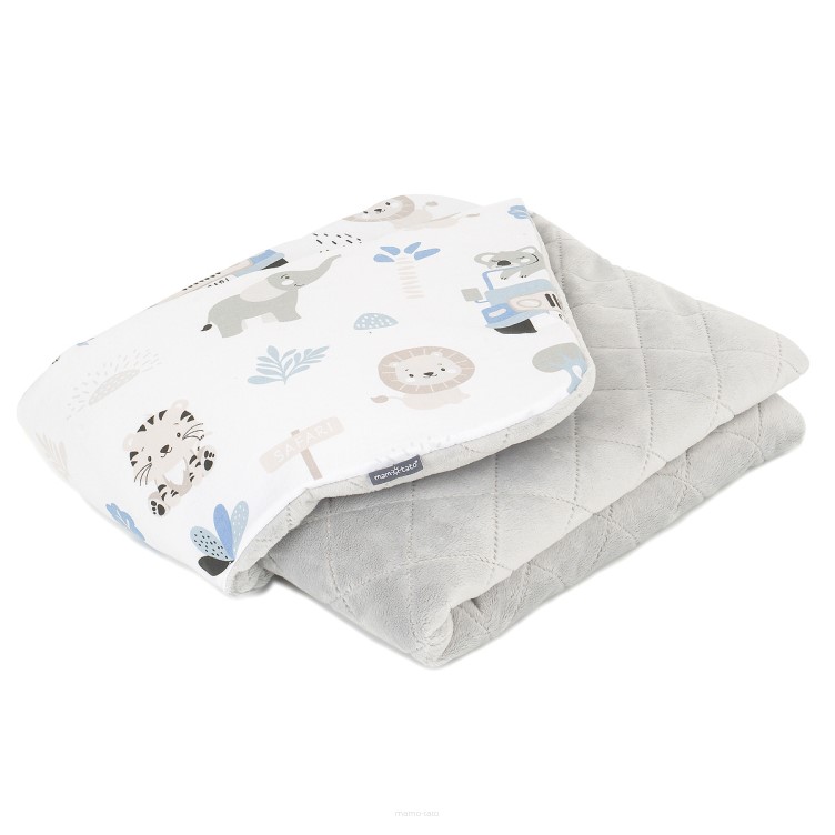 Slika Odeja Minky SAFARI TRELIS/LIGHT GREY
