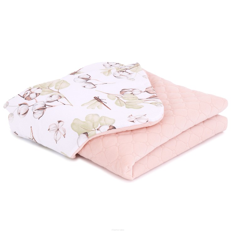 Slika Odeja Velvet COTTON/APRICOT