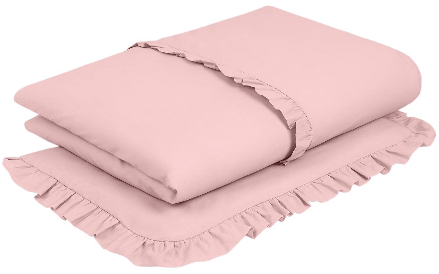 Slika 2- delna posteljnina Infantilo 120x90 DIRTY PINK