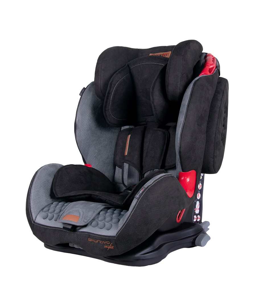 Slika Coletto Sportivo isofix 9-36 kg GREY+BLACK