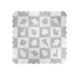 Slika Momi Zawi 3D zaščitna podloga/puzzle GRAY, Slika 1