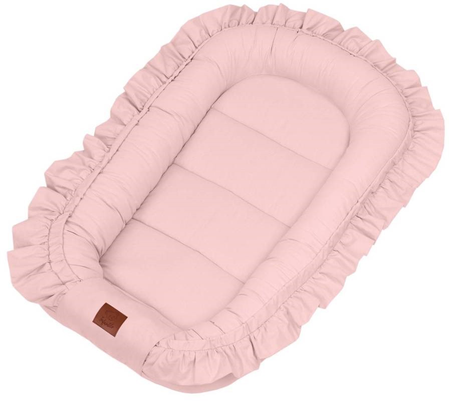 Slika Gnezdece z volančki BOMBAŽ Infantilo PINK