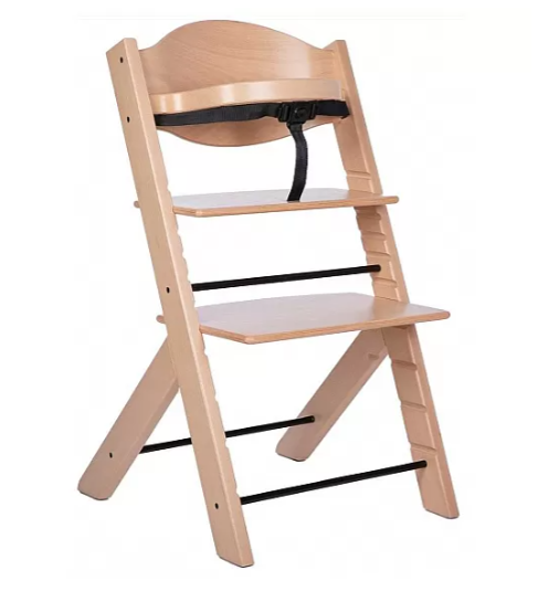 Slika Lesen stolček za hranjenje Treppy NATURAL